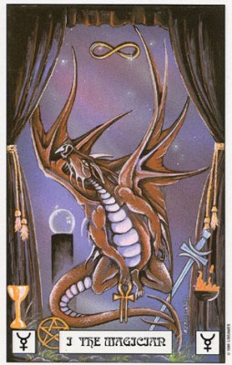 Dragon Tarot. Аркан I Маг.