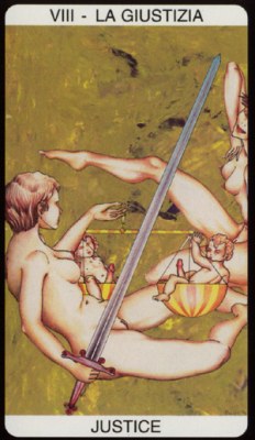Tarocco Erotico.  XI (VIII) .