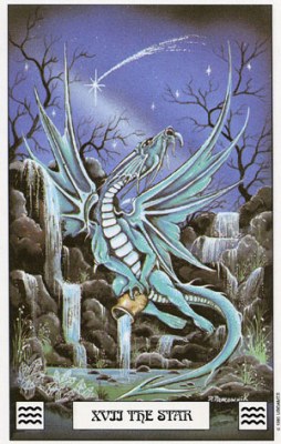 Dragon Tarot.  XVII .